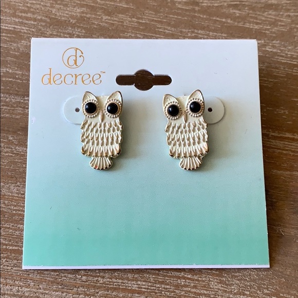 Decree Jewelry - Decree owl earrings